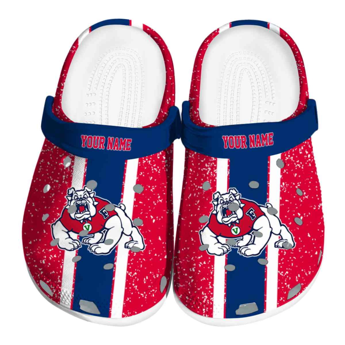Fresno State Bulldogs 2025 NCAA Sport Crocs Clogs For Men Women and Kids - GNL1462075