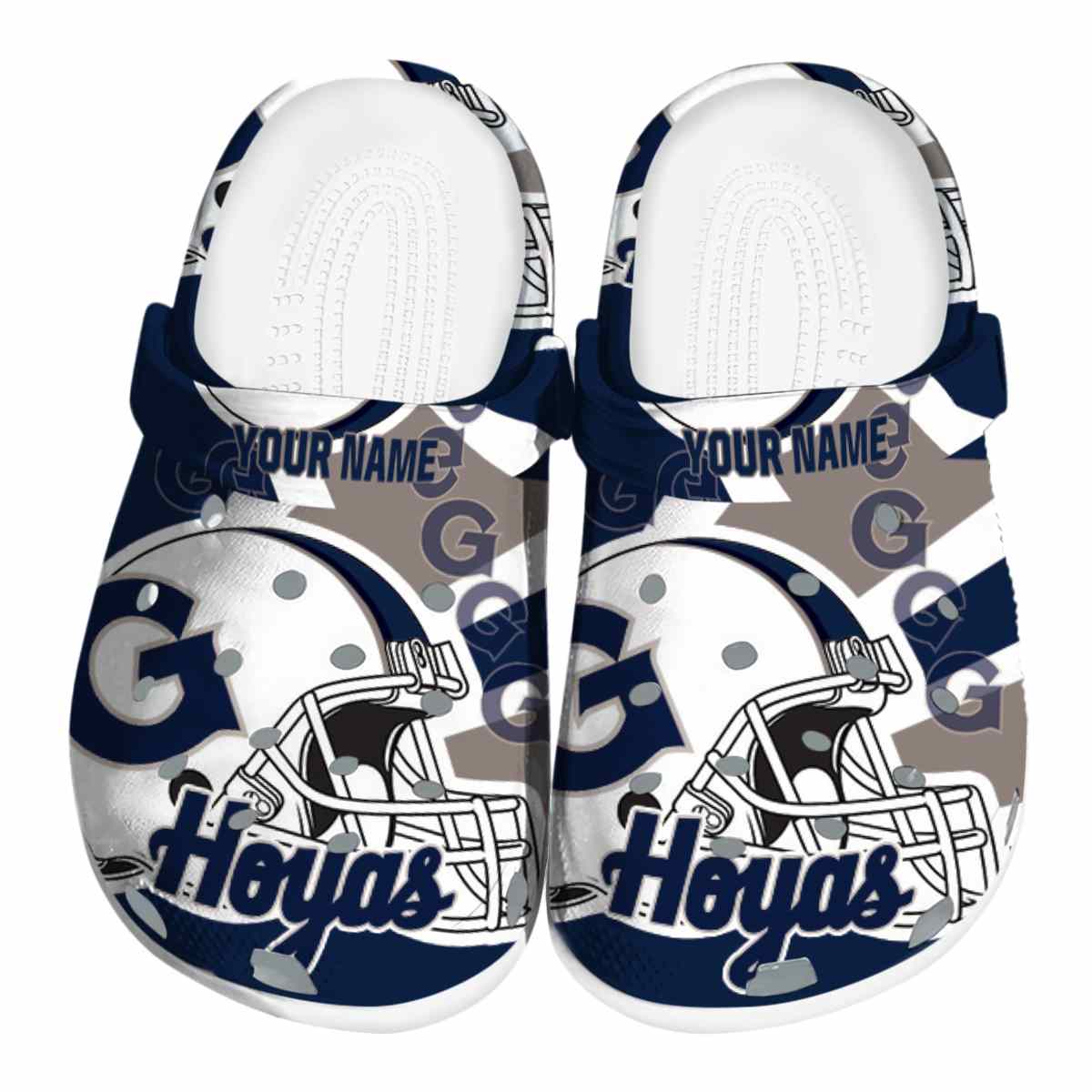 Georgetown Hoyas 2025 NCAA Sport Crocs Clogs For Men Women and Kids - GNL1462103