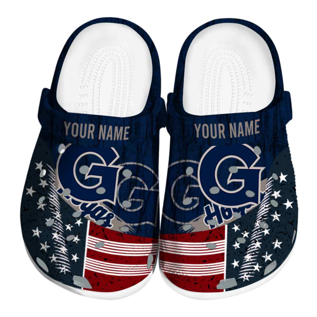 Georgetown Hoyas 2025 NCAA Sport Crocs Clogs For Men Women and Kids - GNL1462094