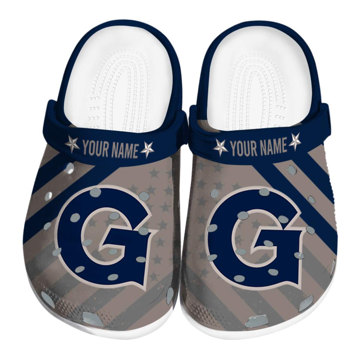 Georgetown Hoyas 2025 NCAA Sport Crocs Clogs For Men Women and Kids - GNL1462096