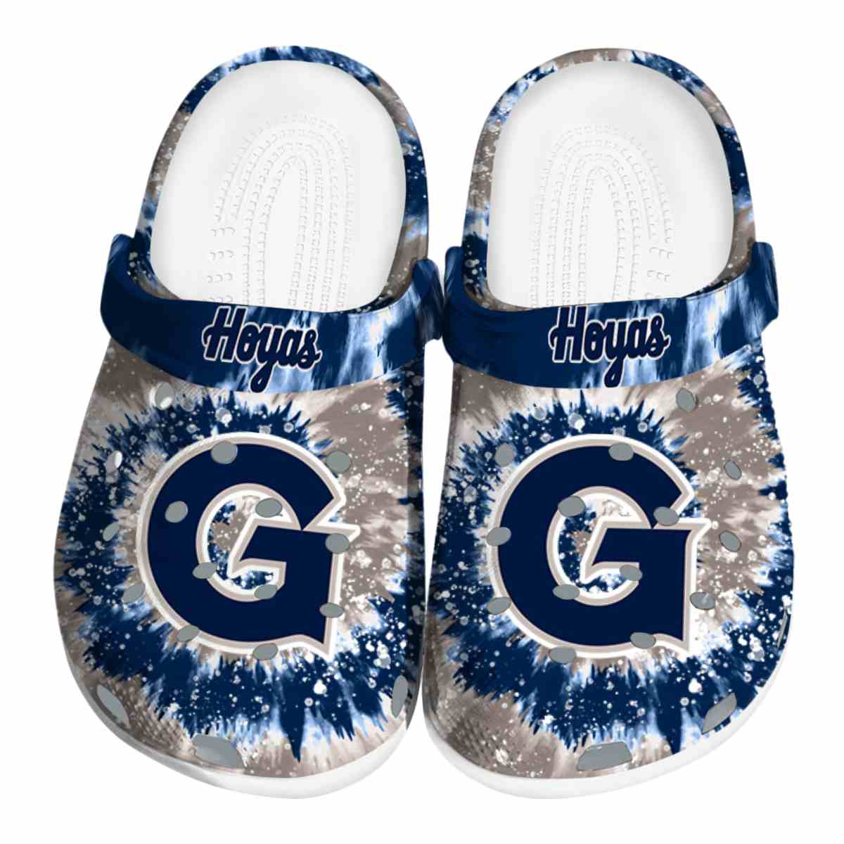 Georgetown Hoyas 2025 NCAA Sport Crocs Clogs For Men Women and Kids - GNL1462098