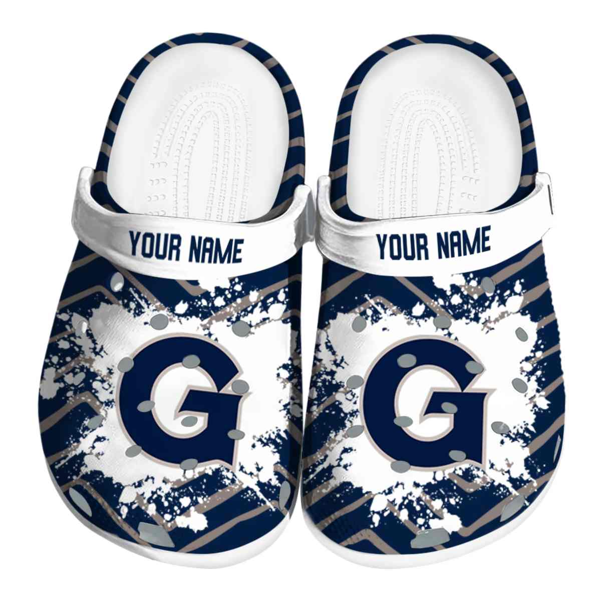 Georgetown Hoyas 2025 NCAA Sport Crocs Clogs For Men Women and Kids - GNL1462116