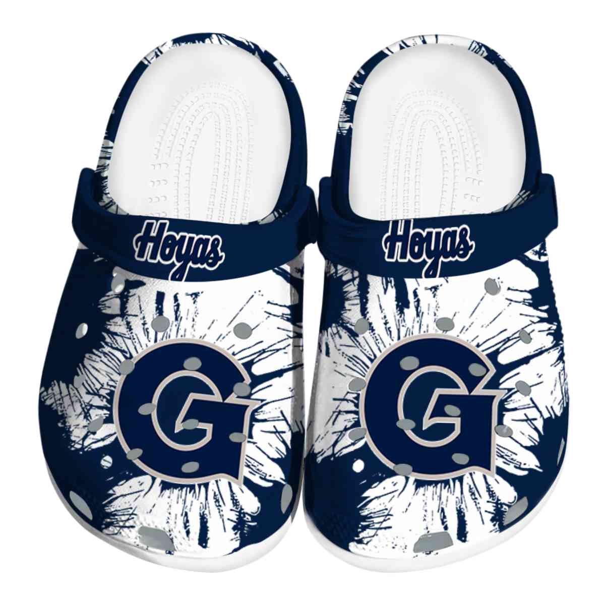 Georgetown Hoyas 2025 NCAA Sport Crocs Clogs For Men Women and Kids - GNL1462117