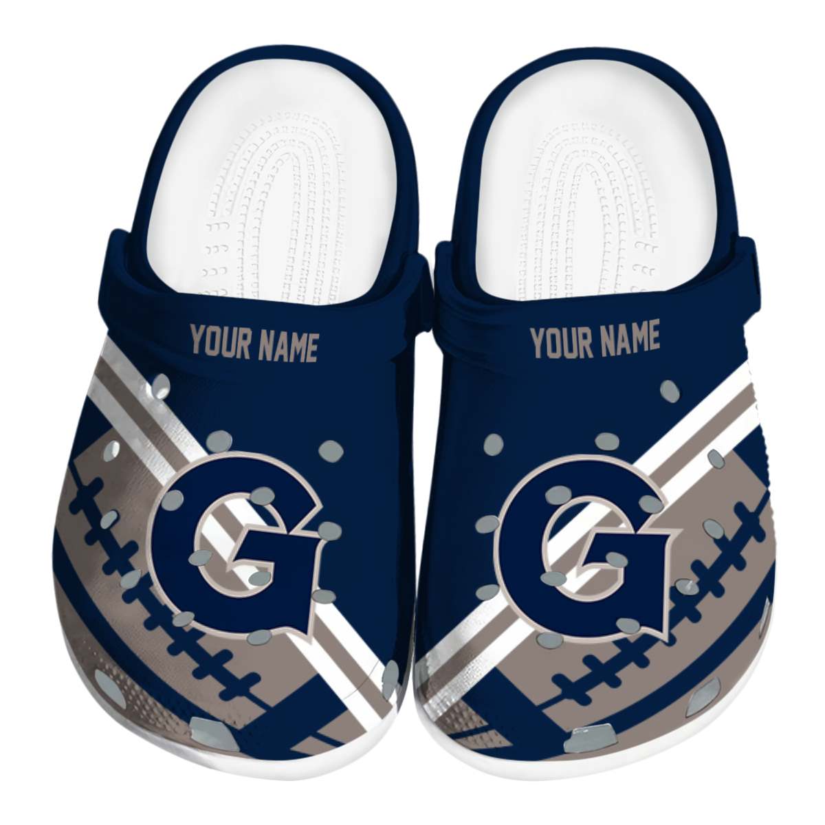 Georgetown Hoyas 2025 NCAA Sport Crocs Clogs For Men Women and Kids - GNL1462090