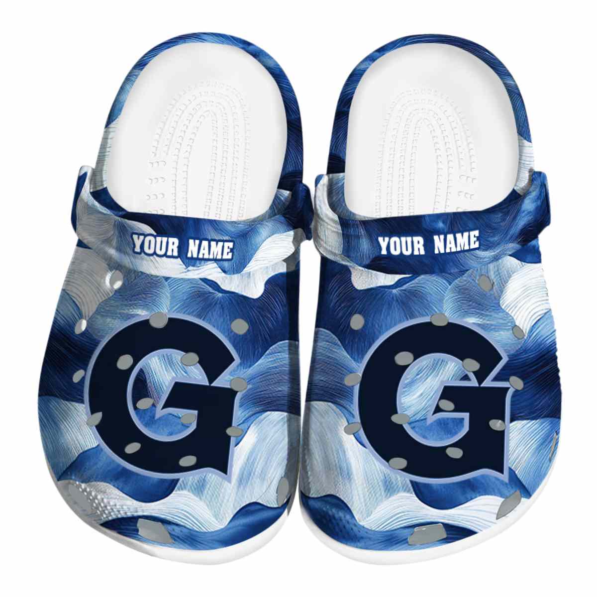Georgetown Hoyas 2025 NCAA Sport Crocs Clogs For Men Women and Kids - GNL1462102