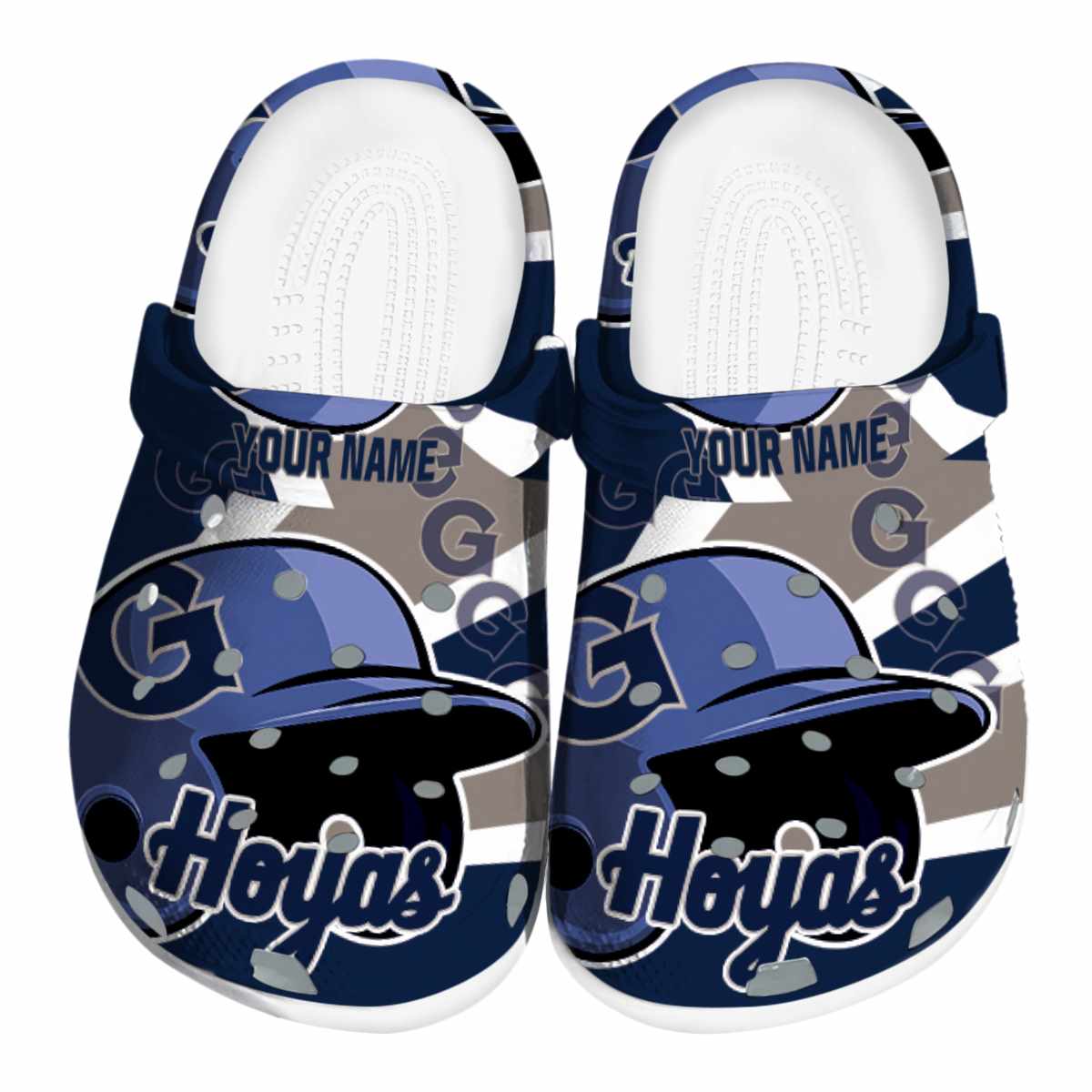 Georgetown Hoyas 2025 NCAA Sport Crocs Clogs For Men Women and Kids - GNL1462108