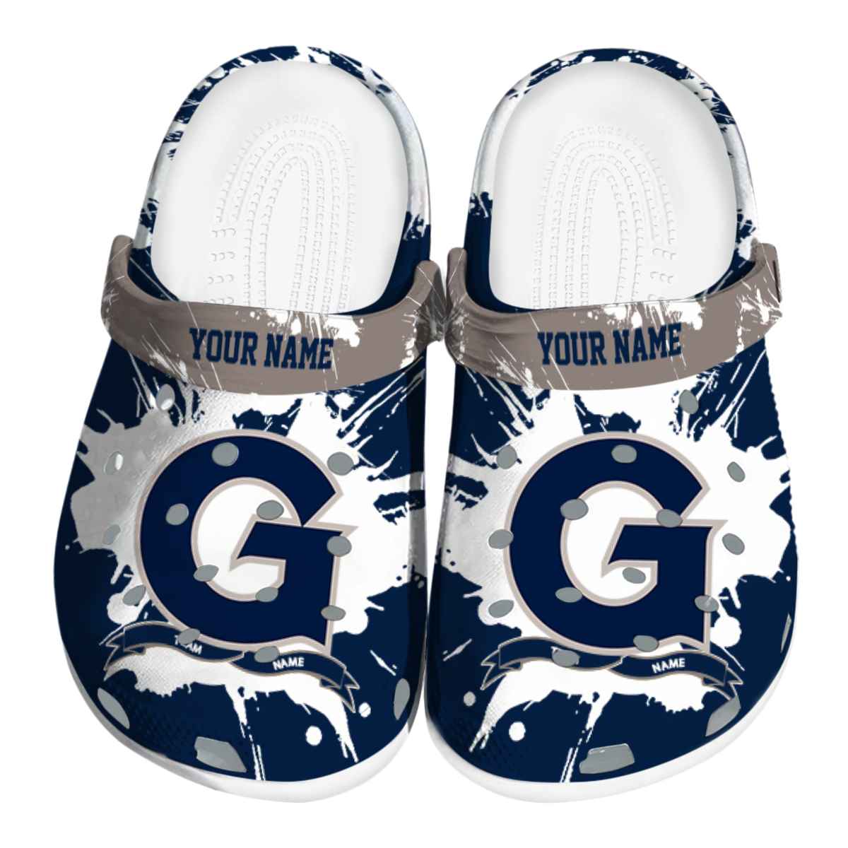 Georgetown Hoyas 2025 NCAA Sport Crocs Clogs For Men Women and Kids - GNL1462123