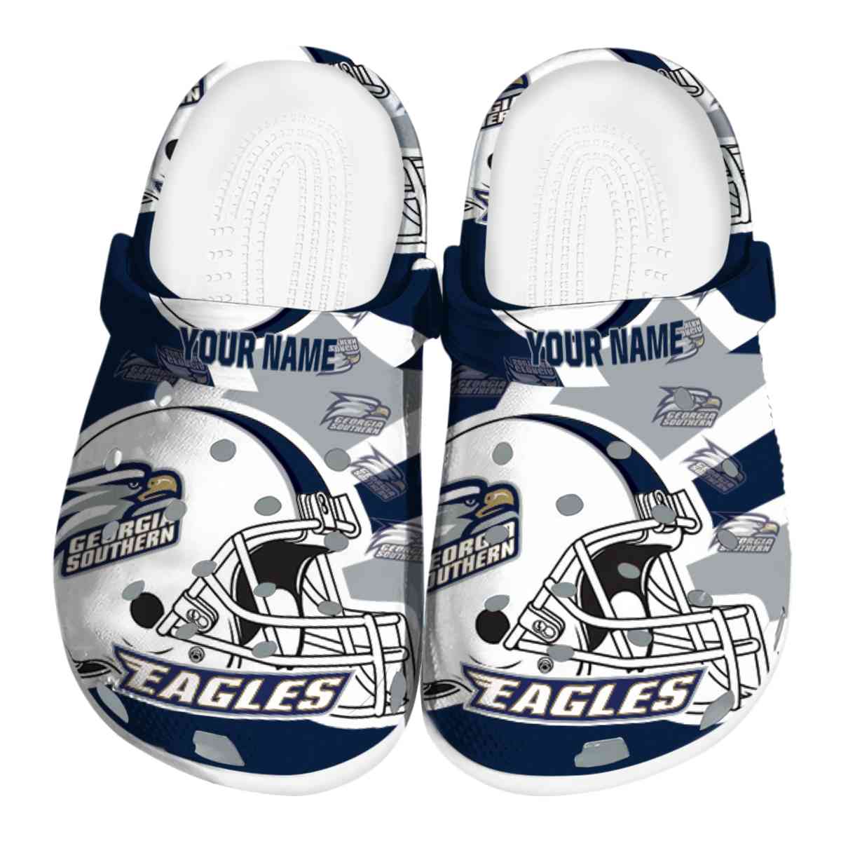 Georgia Southern Eagles 2025 NCAA Sport Crocs Clogs For Men Women and Kids - GNL1462204