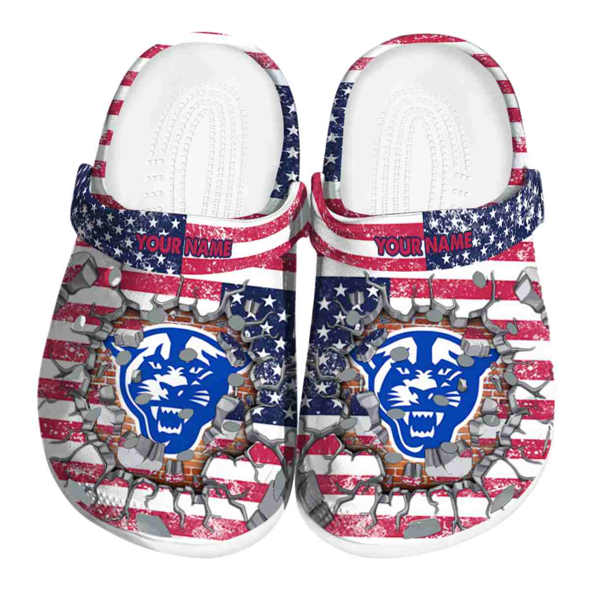 Georgia State Panthers 2025 NCAA Sport Crocs Clogs For Men Women and Kids - GNL1462226