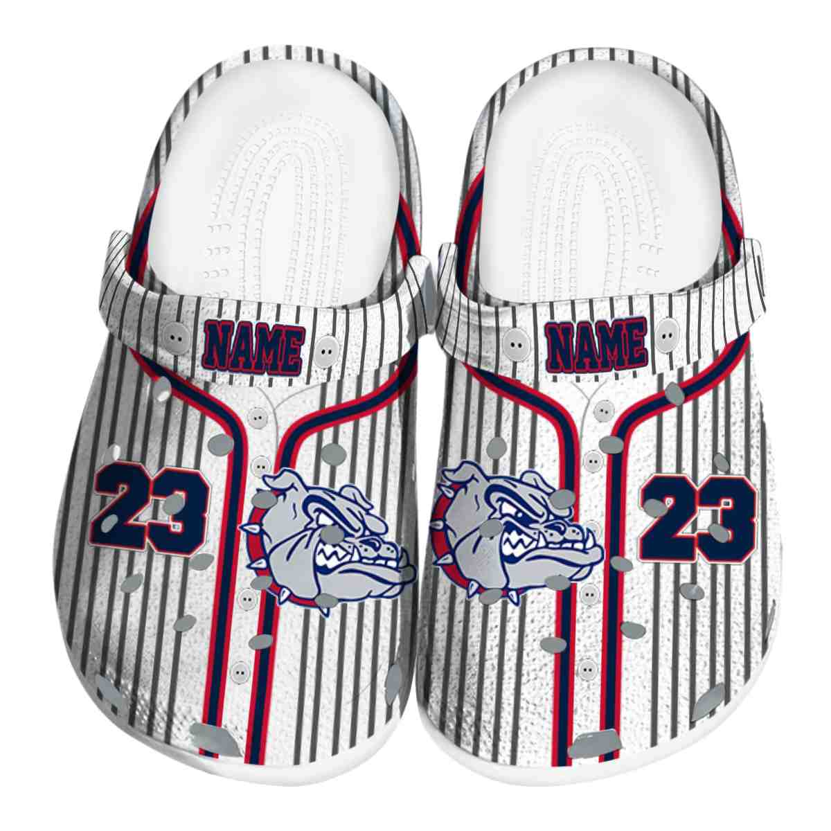 Gonzaga Bulldogs 2025 NCAA Sport Crocs Clogs For Men Women and Kids - GNL1462277