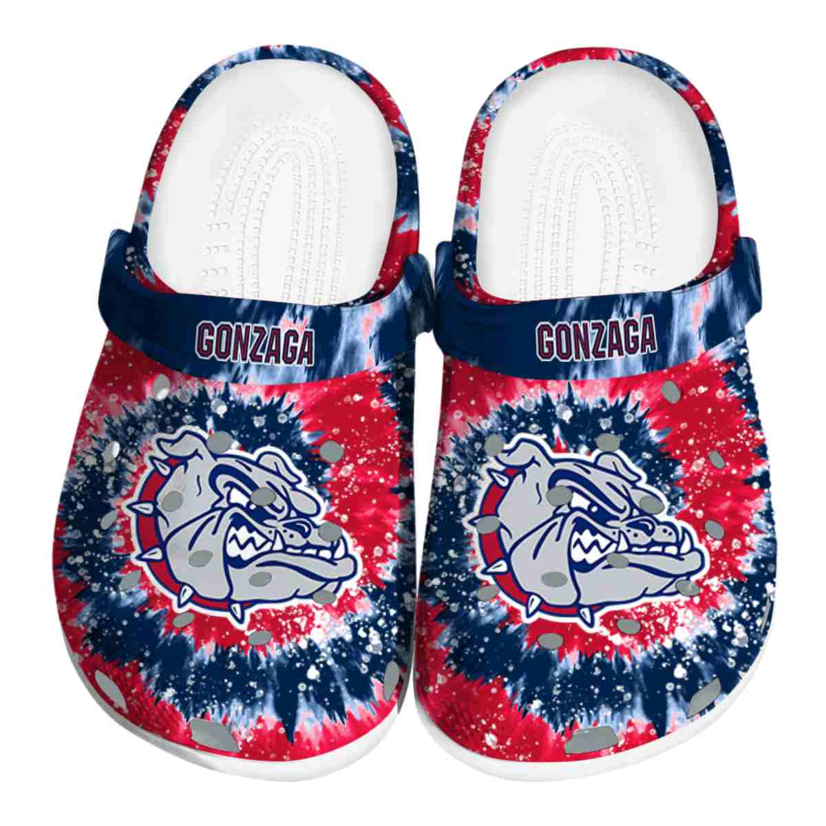 Gonzaga Bulldogs 2025 NCAA Sport Crocs Clogs For Men Women and Kids - GNL1462284