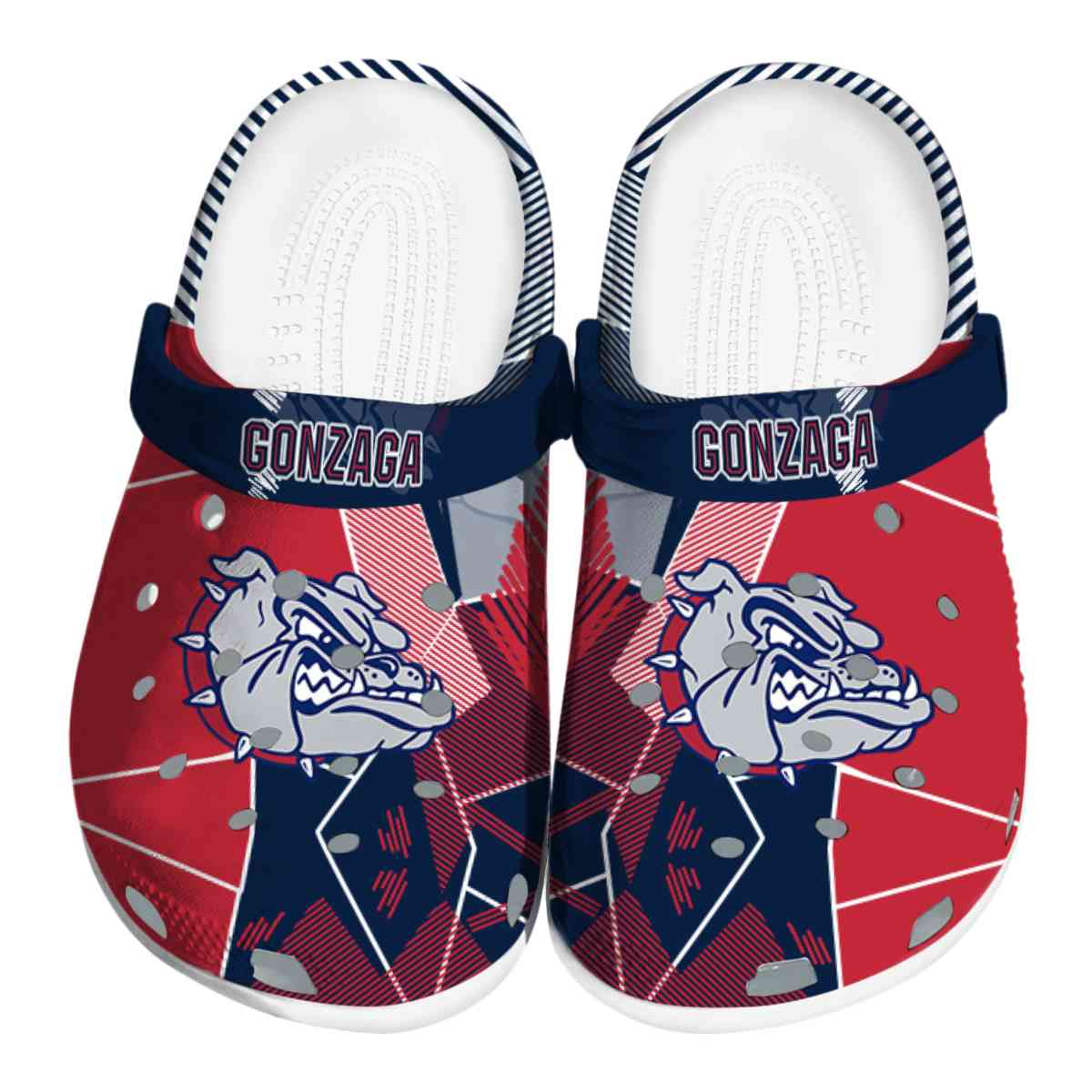 Gonzaga Bulldogs 2025 NCAA Sport Crocs Clogs For Men Women and Kids - GNL1462286