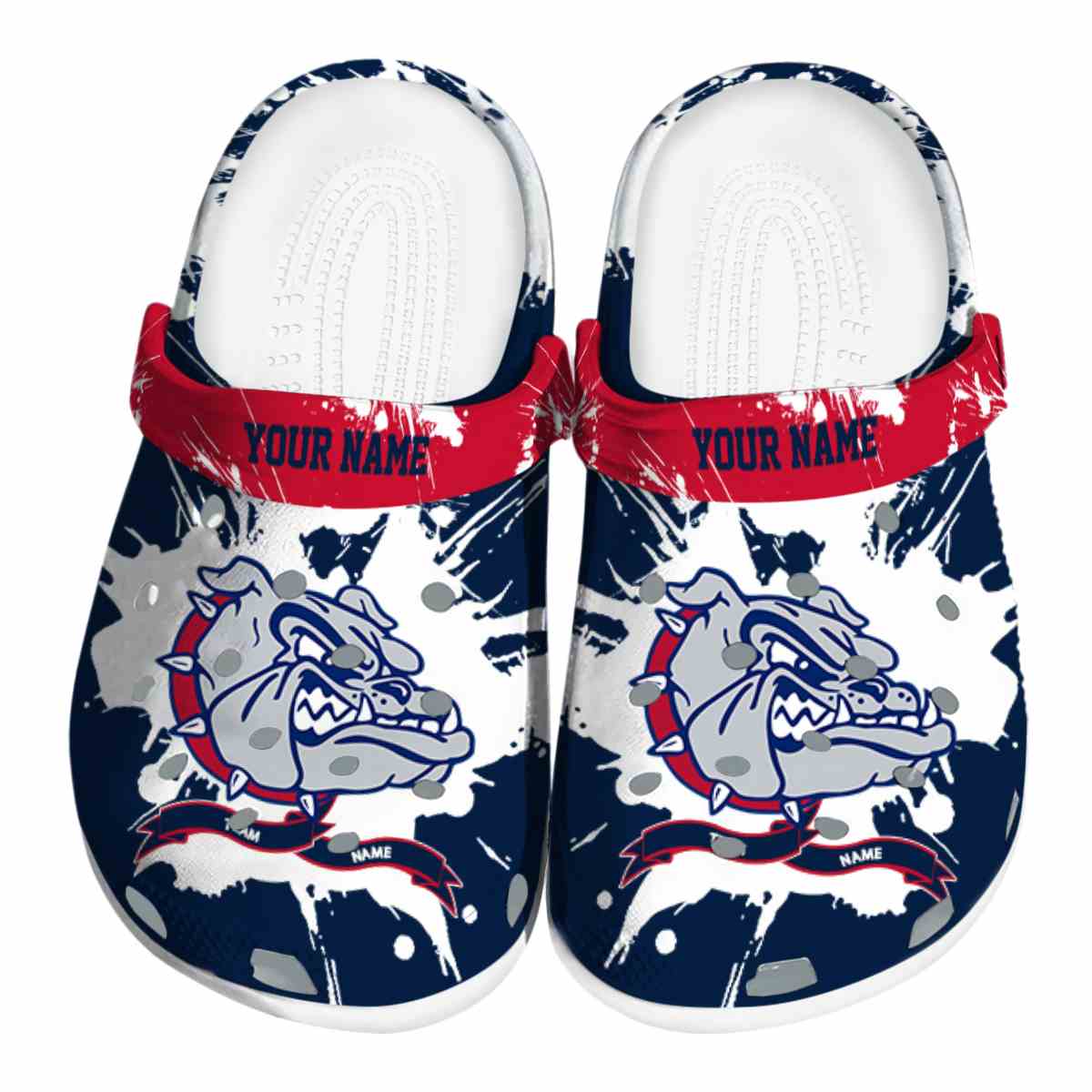 Gonzaga Bulldogs 2025 NCAA Sport Crocs Clogs For Men Women and Kids - GNL1462282