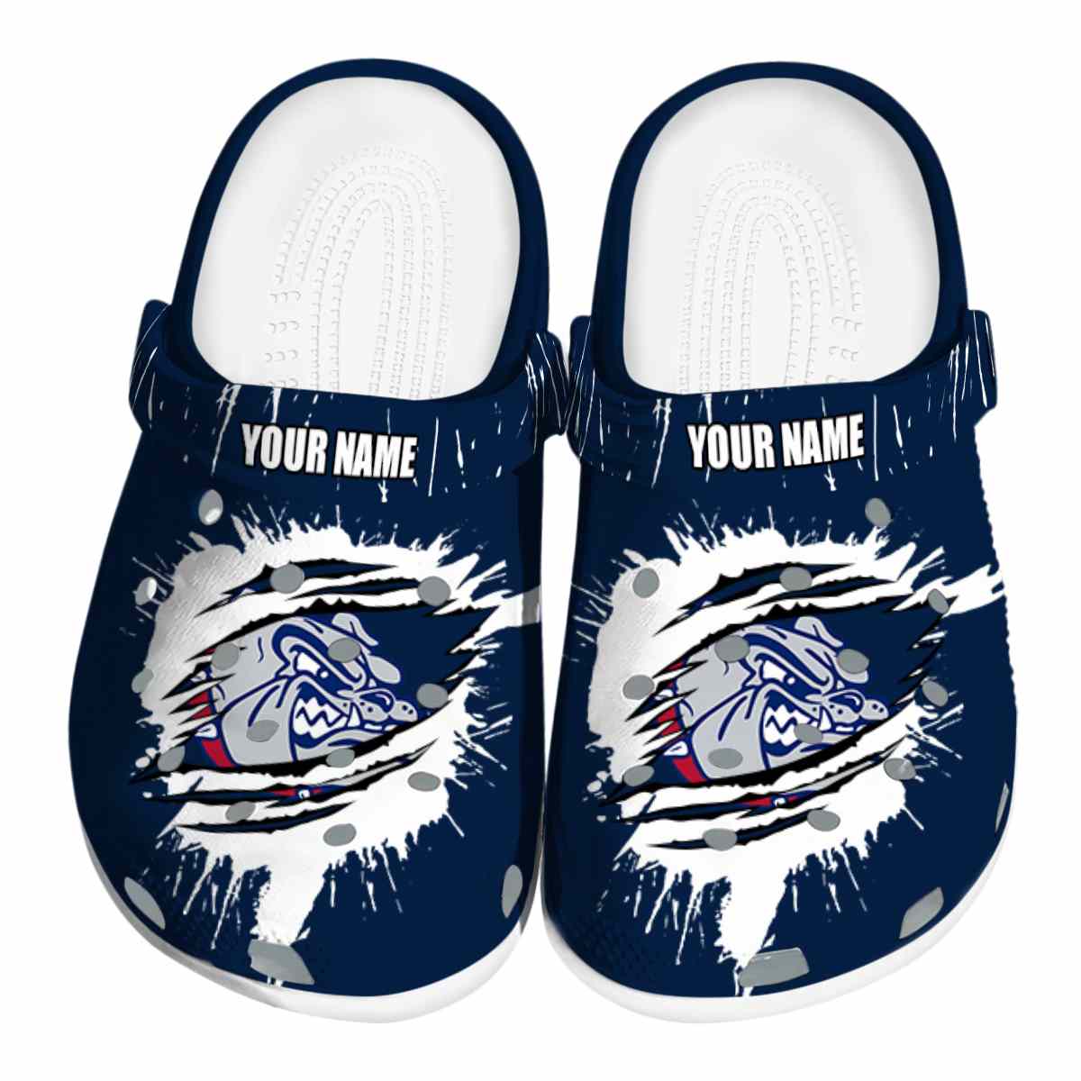 Gonzaga Bulldogs 2025 NCAA Sport Crocs Clogs For Men Women and Kids - GNL1462272