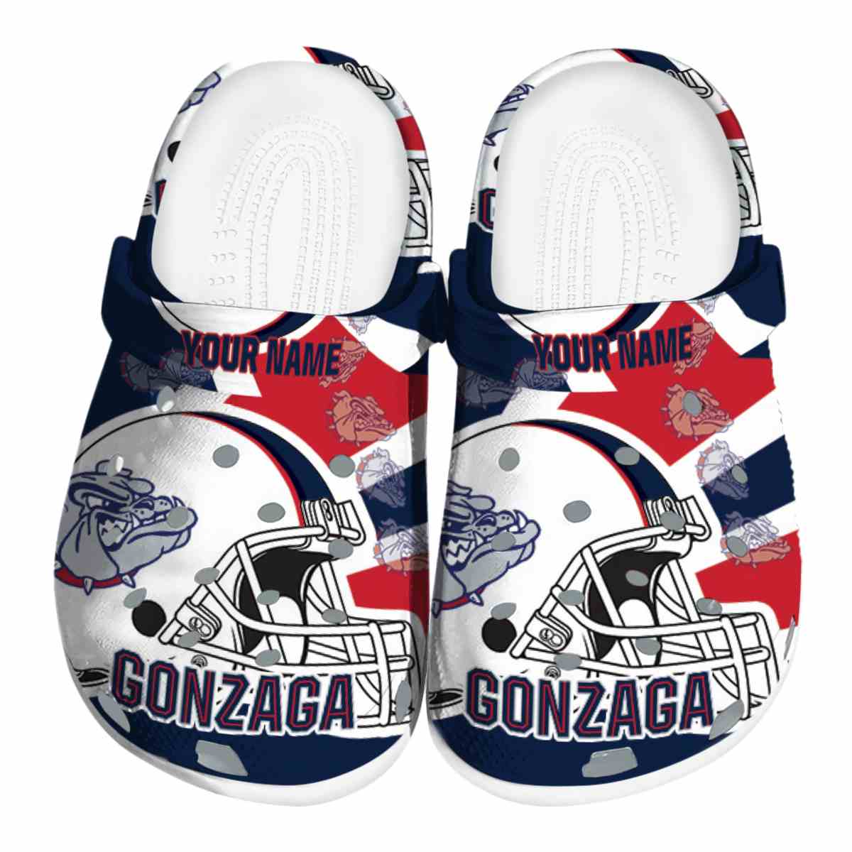 Gonzaga Bulldogs 2025 NCAA Sport Crocs Clogs For Men Women and Kids - GNL1462292