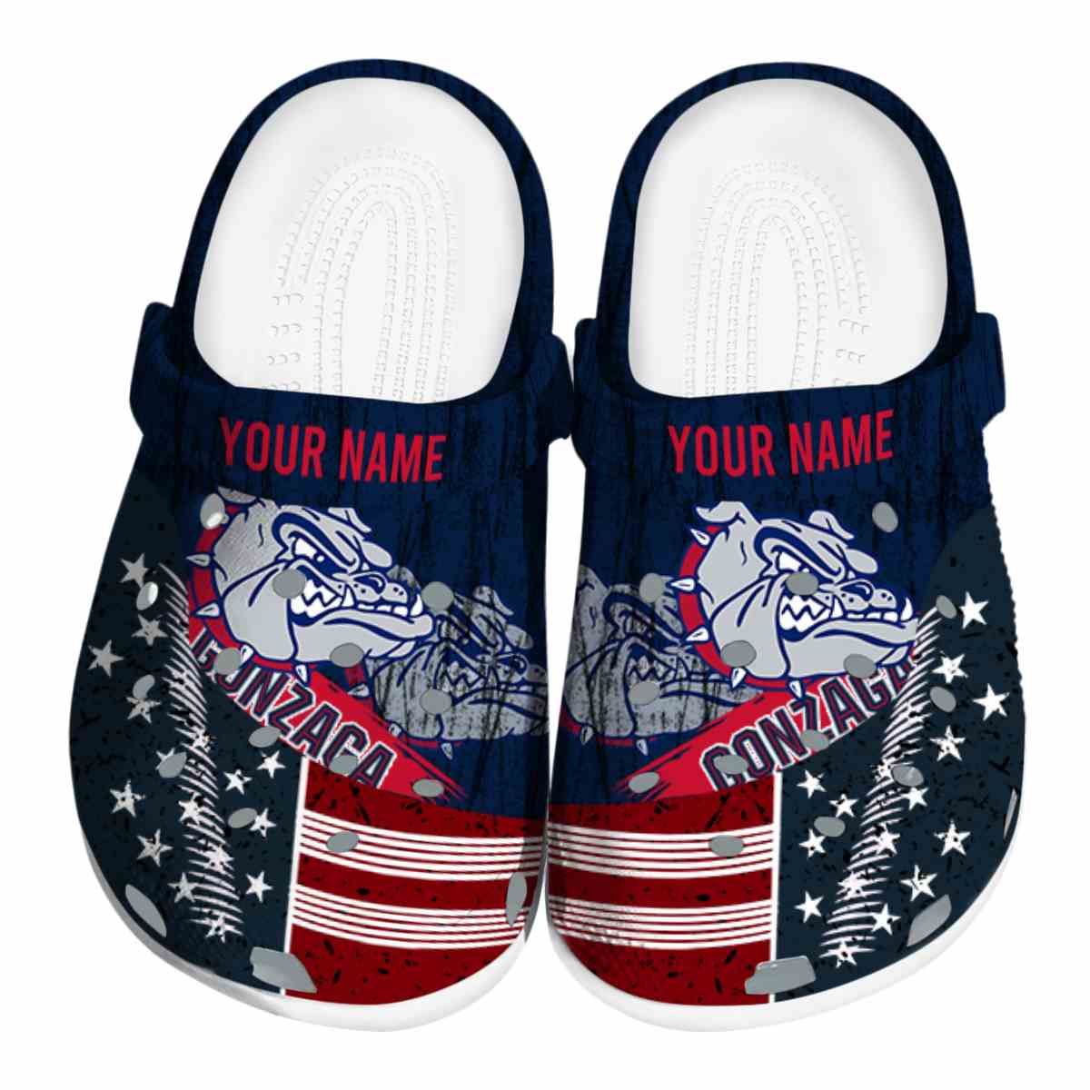 Gonzaga Bulldogs 2025 NCAA Sport Crocs Clogs For Men Women and Kids - GNL1462283