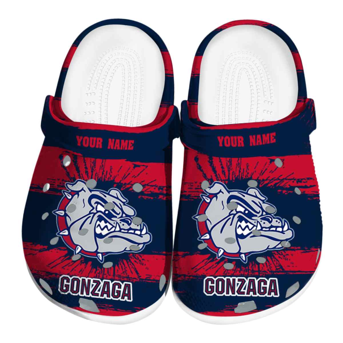 Gonzaga Bulldogs 2025 NCAA Sport Crocs Clogs For Men Women and Kids - GNL1462291