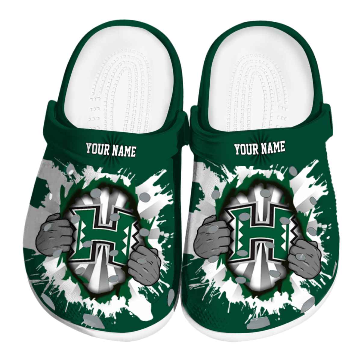 Hawaii Rainbow Warriors 2025 NCAA Sport Crocs Clogs For Men Women and Kids - GNL1462303