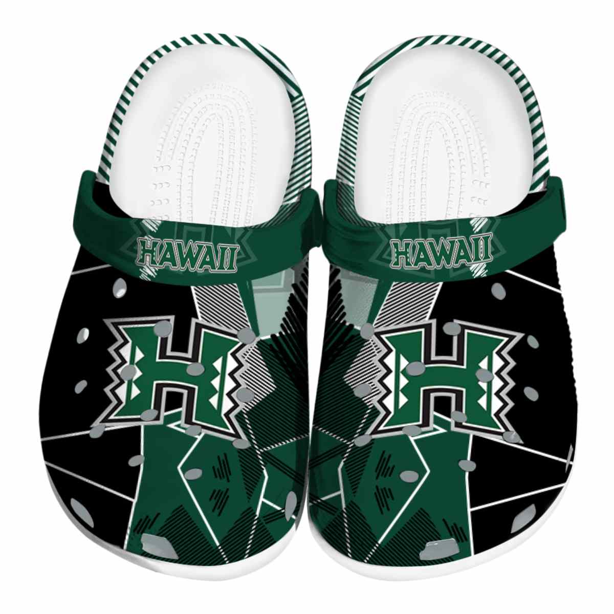 Hawaii Rainbow Warriors 2025 NCAA Sport Crocs Clogs For Men Women and Kids - GNL1462318