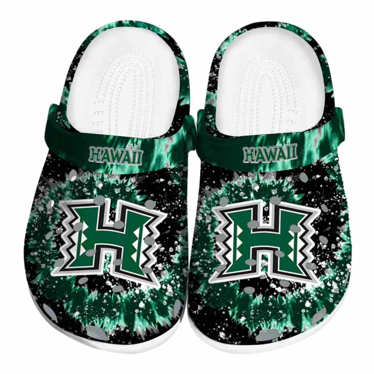 Hawaii Rainbow Warriors 2025 NCAA Sport Crocs Clogs For Men Women and Kids - GNL1462304