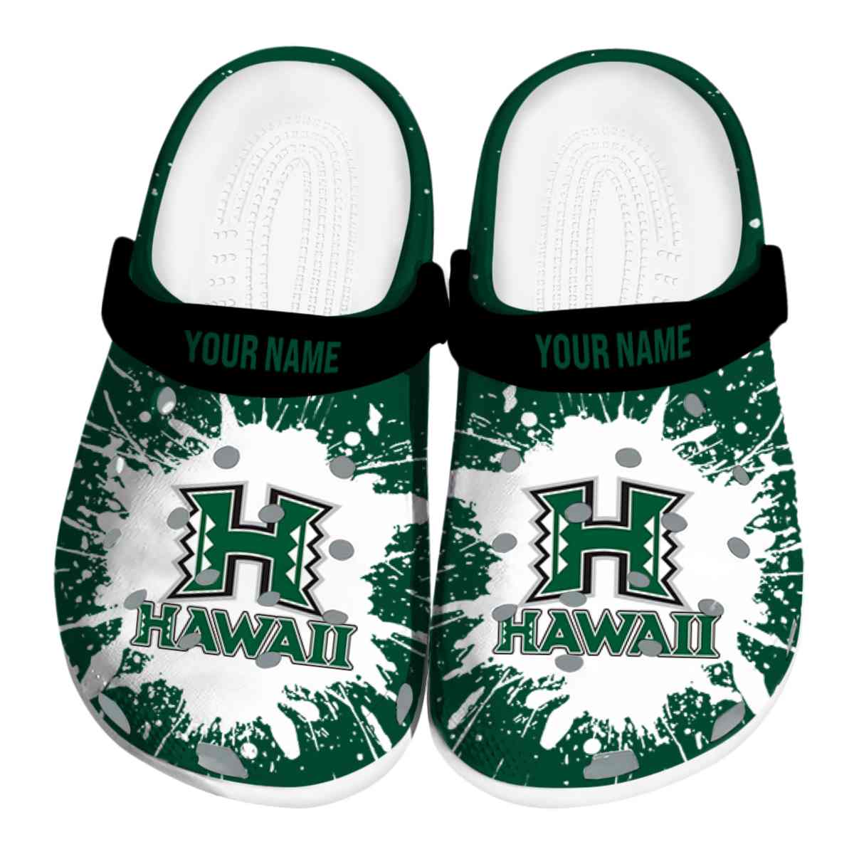 Hawaii Rainbow Warriors 2025 NCAA Sport Crocs Clogs For Men Women and Kids - GNL1462302