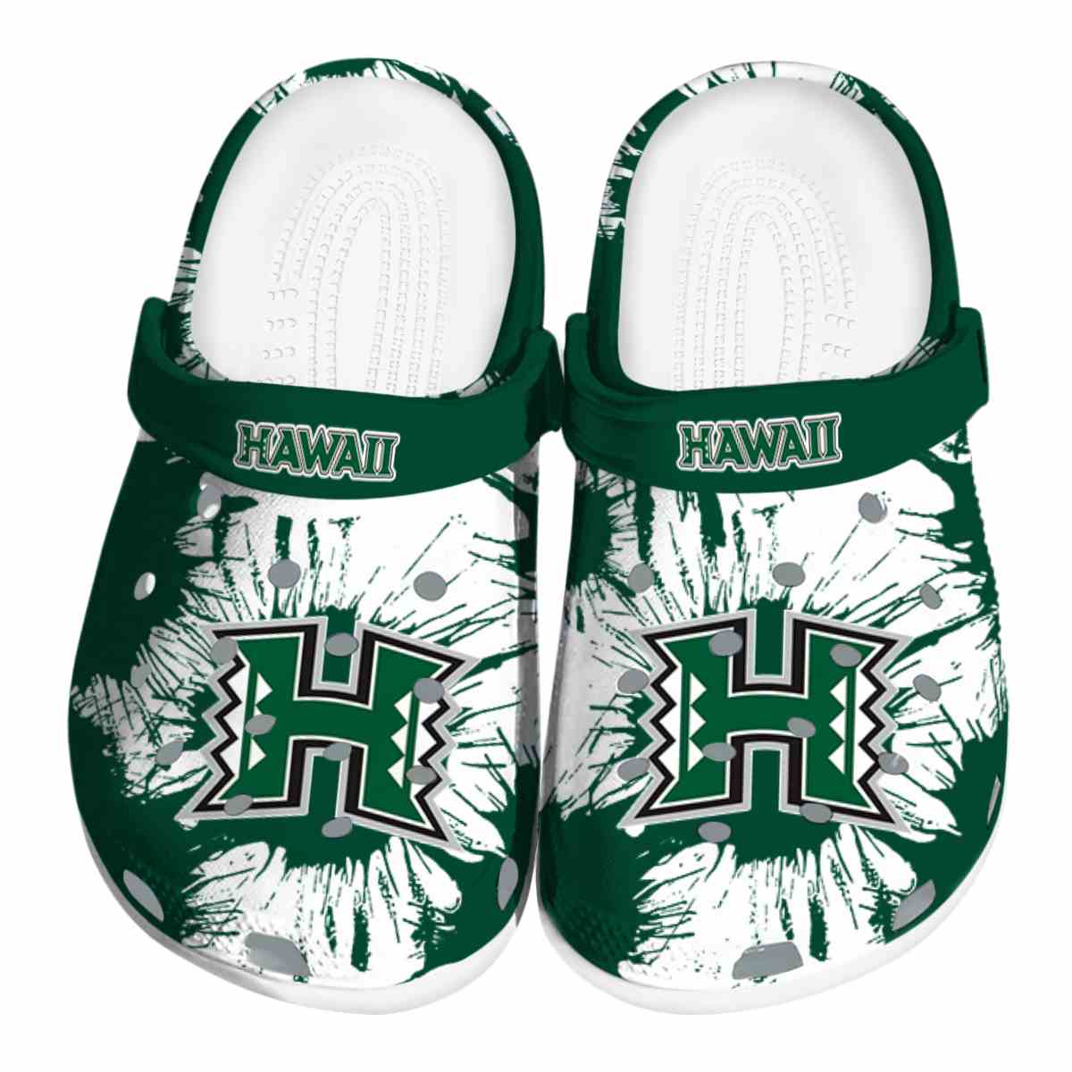Hawaii Rainbow Warriors 2025 NCAA Sport Crocs Clogs For Men Women and Kids - GNL1462320