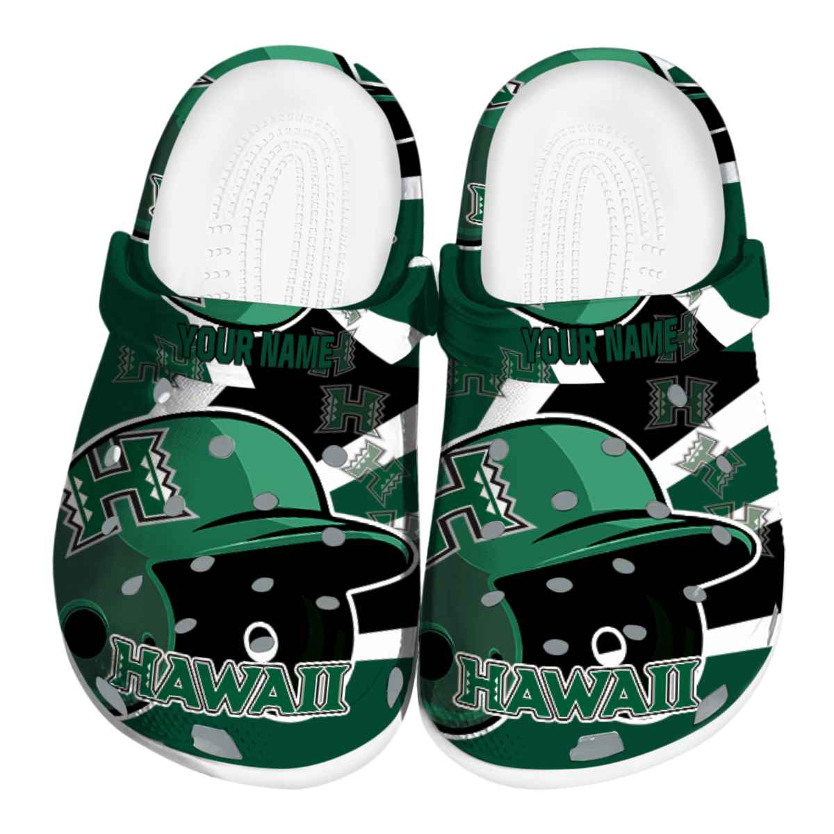 Hawaii Rainbow Warriors 2025 NCAA Sport Crocs Clogs For Men Women and Kids - GNL1462339