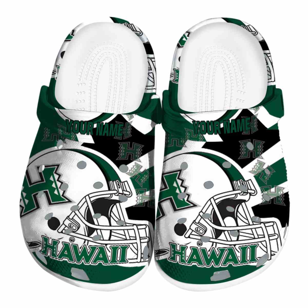 Hawaii Rainbow Warriors 2025 NCAA Sport Crocs Clogs For Men Women and Kids - GNL1462353
