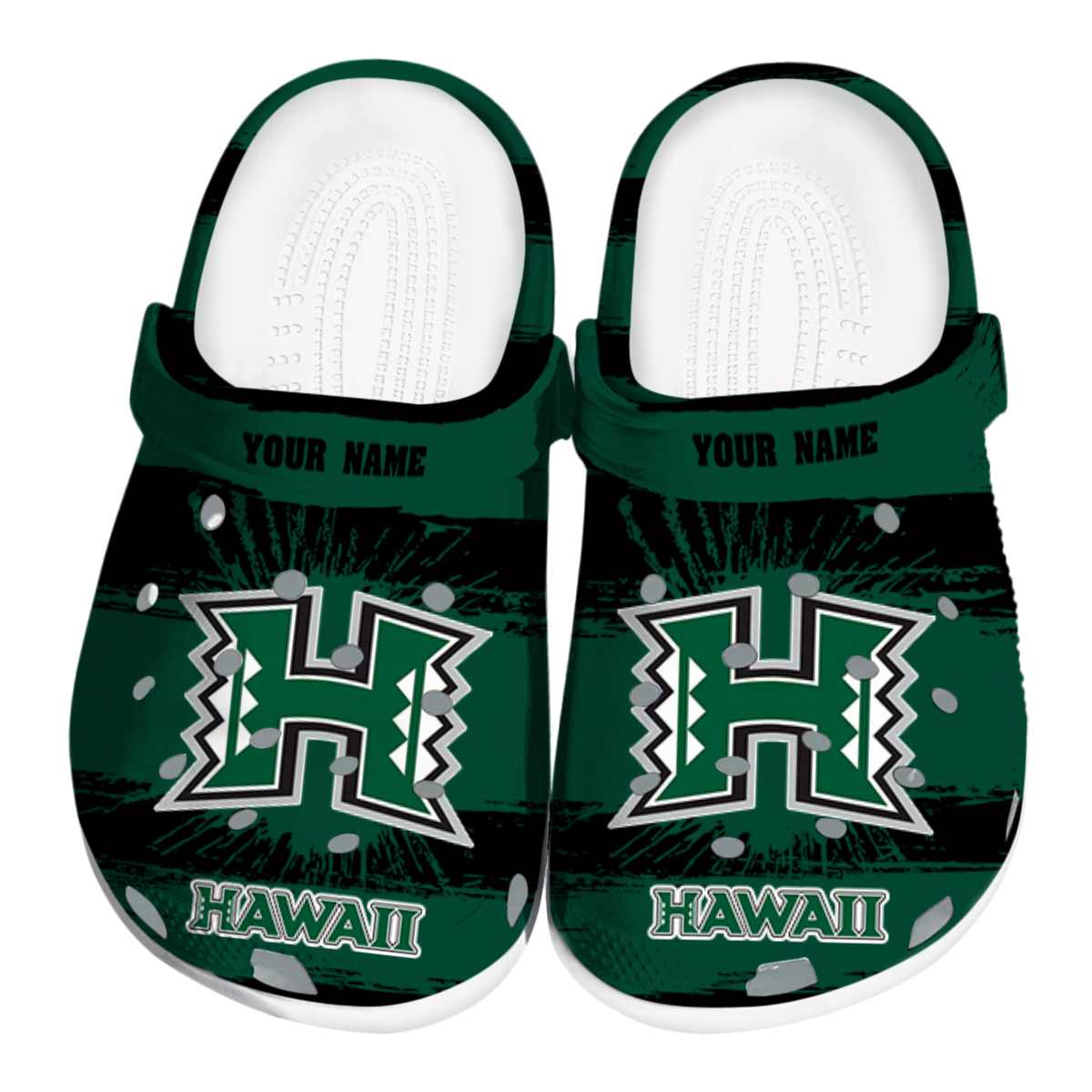 Hawaii Rainbow Warriors 2025 NCAA Sport Crocs Clogs For Men Women and Kids - GNL1462340