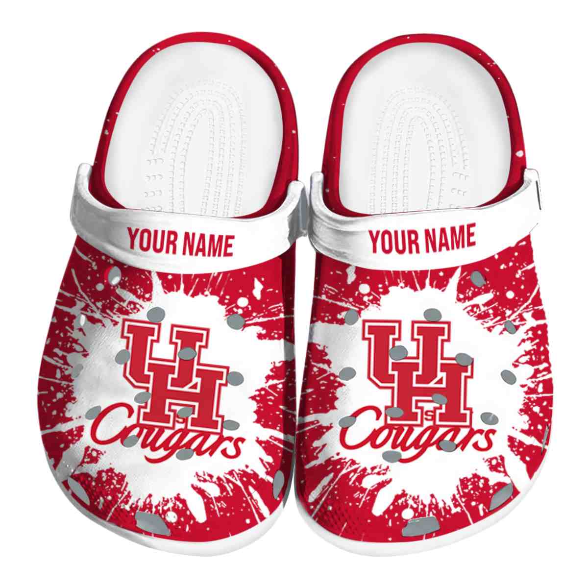 Houston Cougars 2025 NCAA Sport Crocs Clogs For Men Women and Kids - GNL1462349