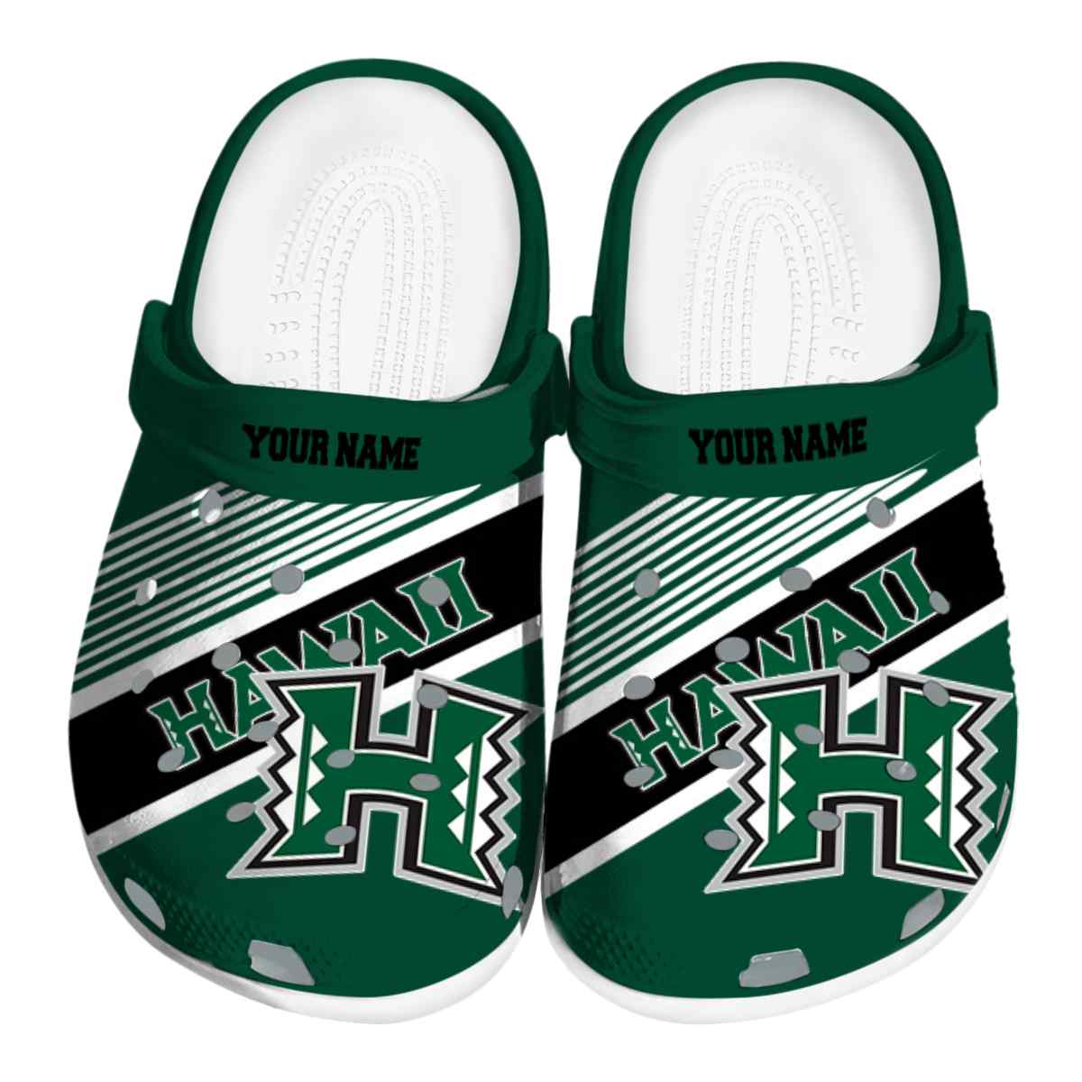 Hawaii Rainbow Warriors 2025 NCAA Sport Crocs Clogs For Men Women and Kids - GNL1462343