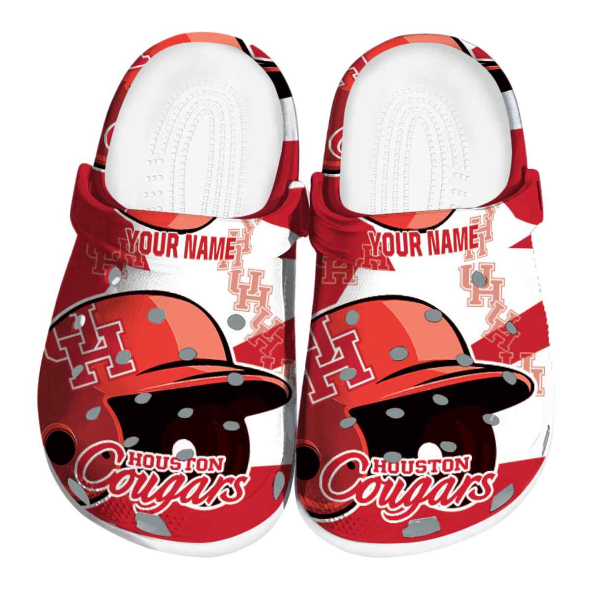 Houston Cougars 2025 NCAA Sport Crocs Clogs For Men Women and Kids - GNL1462348