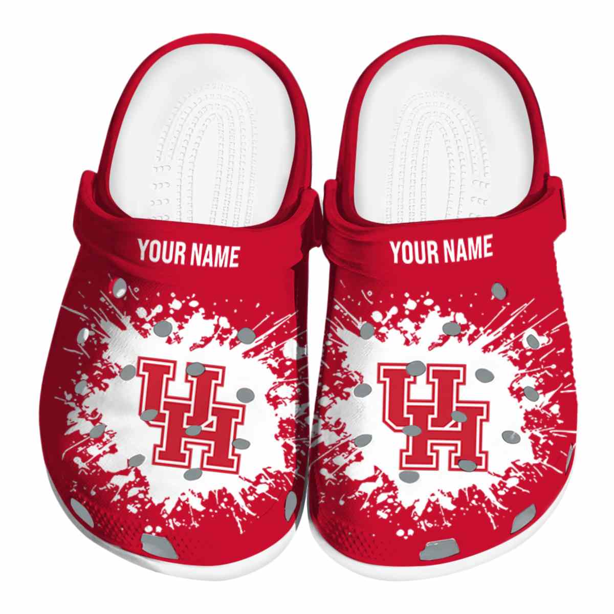 Houston Cougars 2025 NCAA Sport Crocs Clogs For Men Women and Kids - GNL1462351