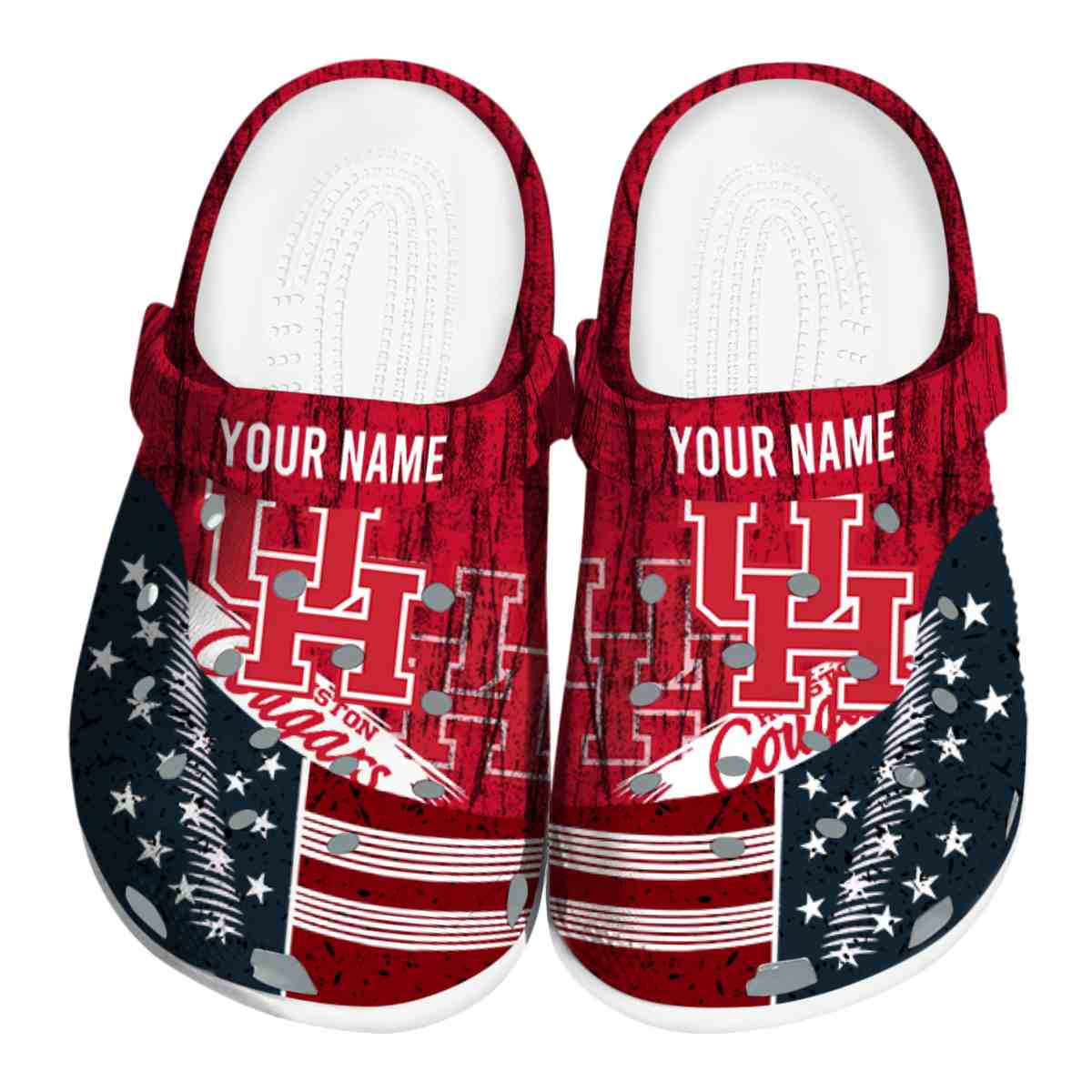 Houston Cougars 2025 NCAA Sport Crocs Clogs For Men Women and Kids - GNL1462347