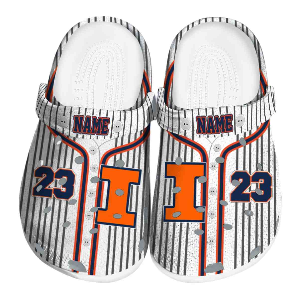 Illinois Fighting Illini 2025 NCAA Sport Crocs Clogs For Men Women and Kids - GNL1462386