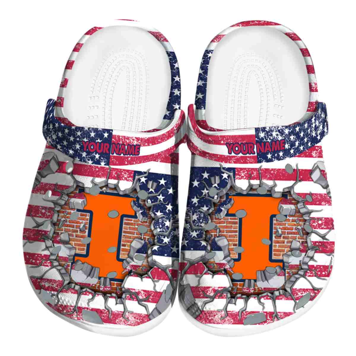 Illinois Fighting Illini 2025 NCAA Sport Crocs Clogs For Men Women and Kids - GNL1462385