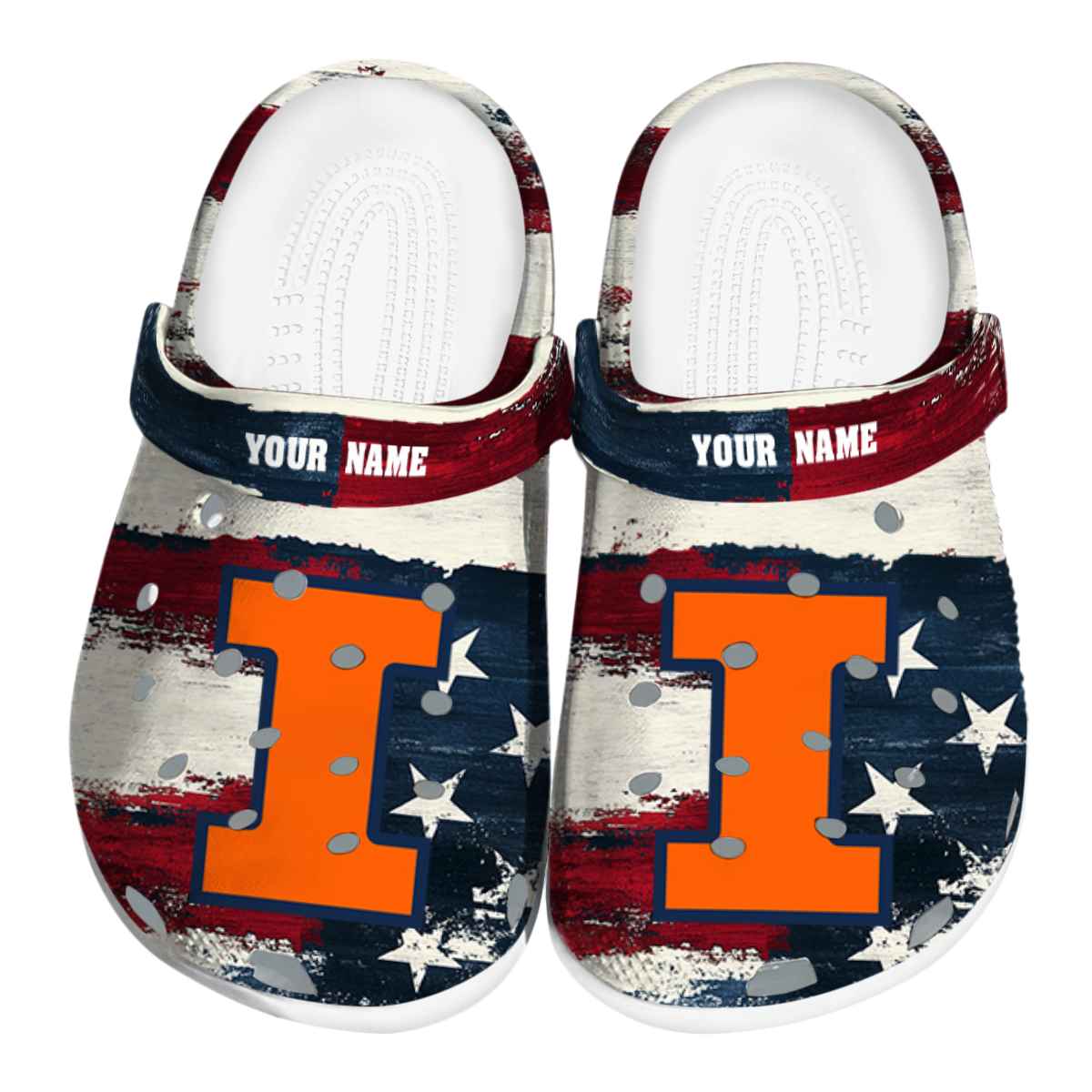 Illinois Fighting Illini 2025 NCAA Sport Crocs Clogs For Men Women and Kids - GNL1462362