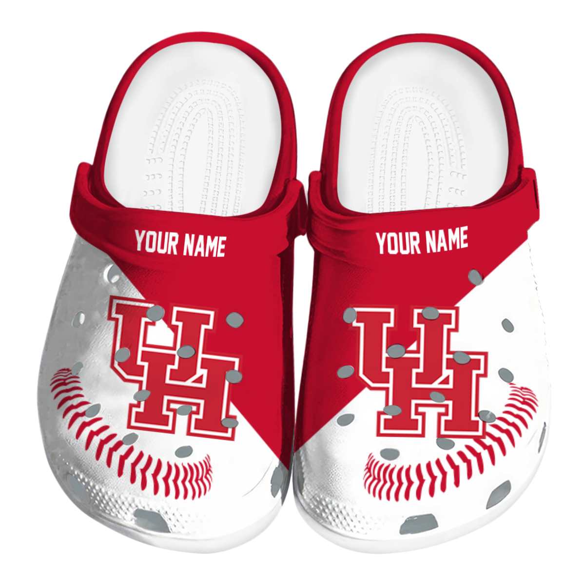 Houston Cougars 2025 NCAA Sport Crocs Clogs For Men Women and Kids - GNL1462360