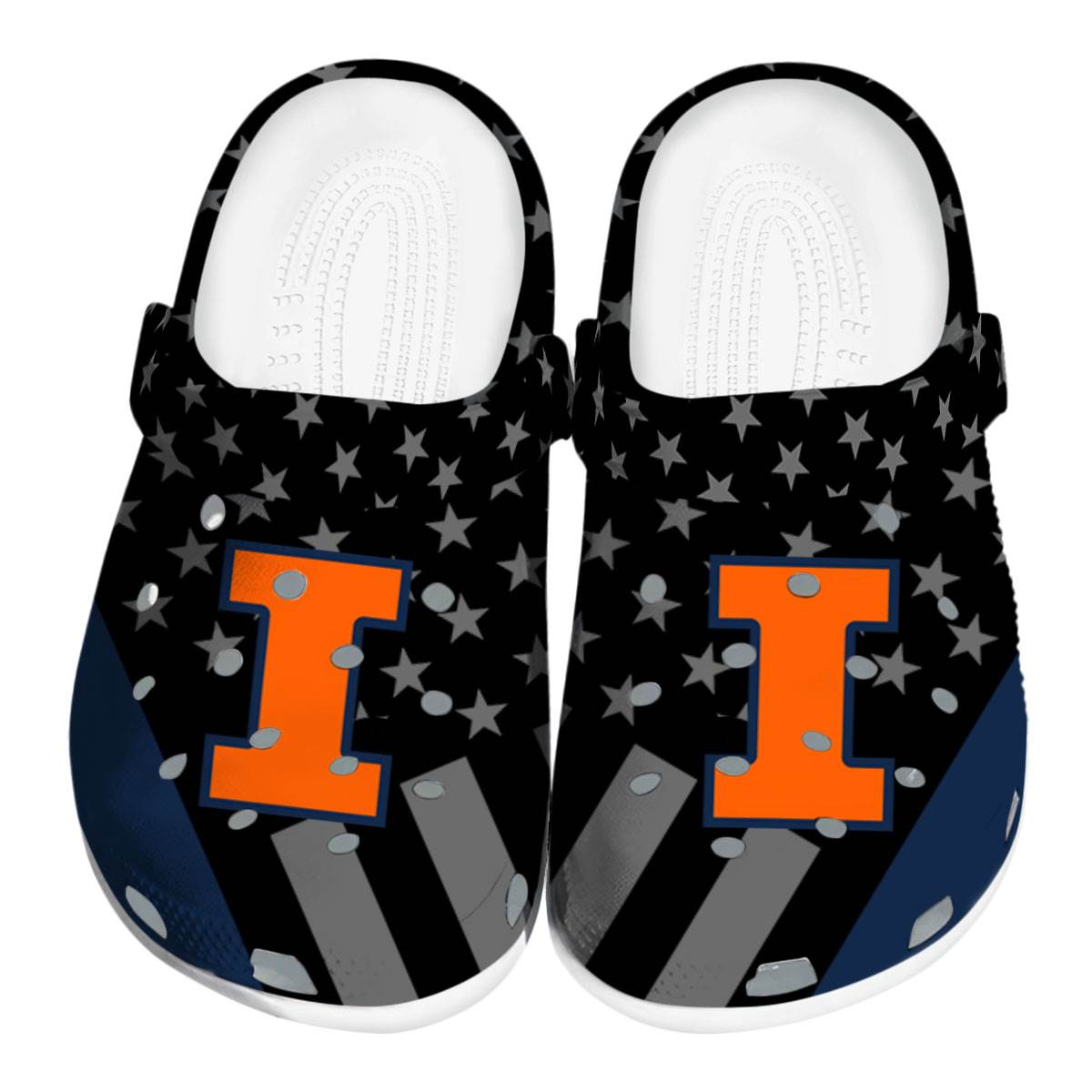 Illinois Fighting Illini 2025 NCAA Sport Crocs Clogs For Men Women and Kids - GNL1462387