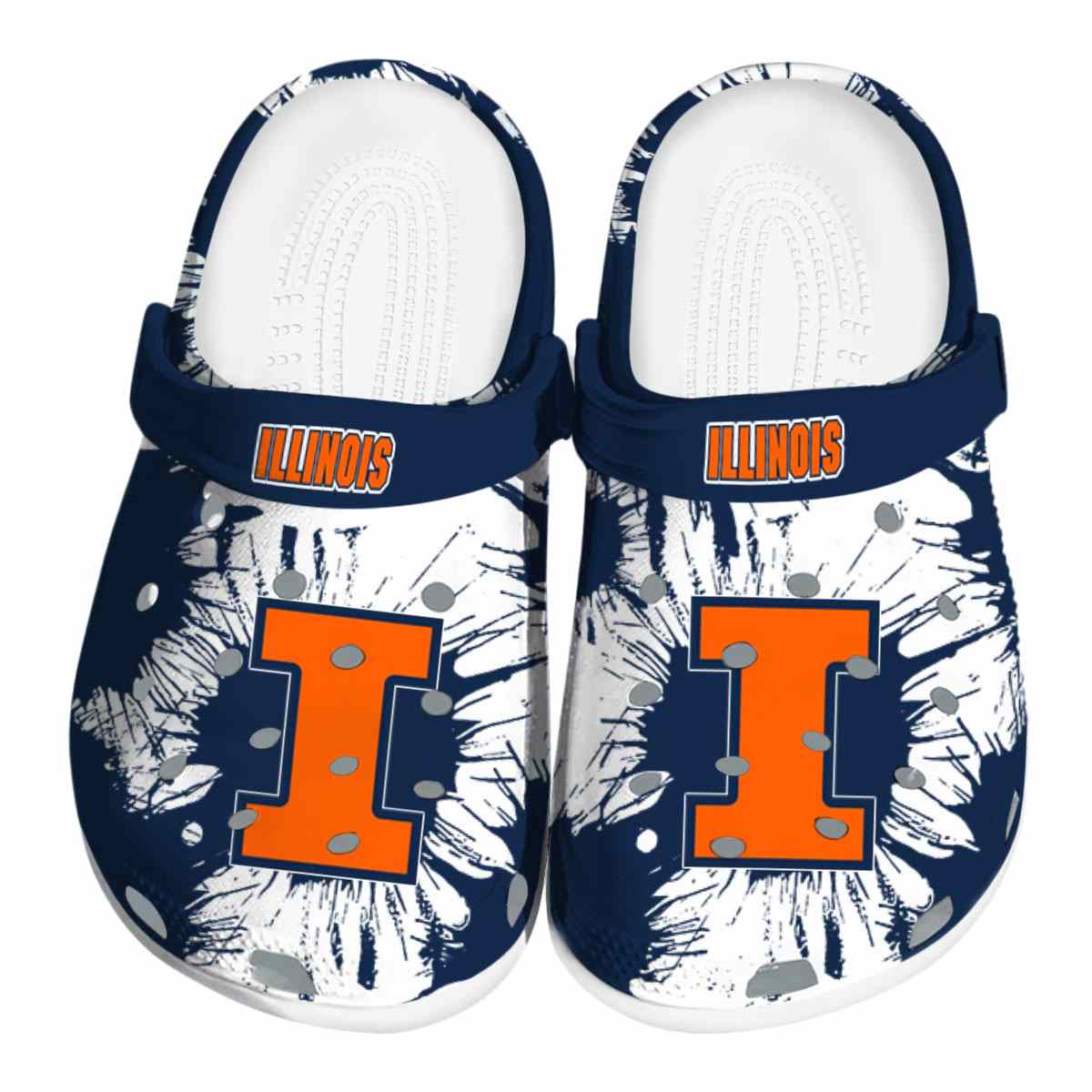 Illinois Fighting Illini 2025 NCAA Sport Crocs Clogs For Men Women and Kids - GNL1462383