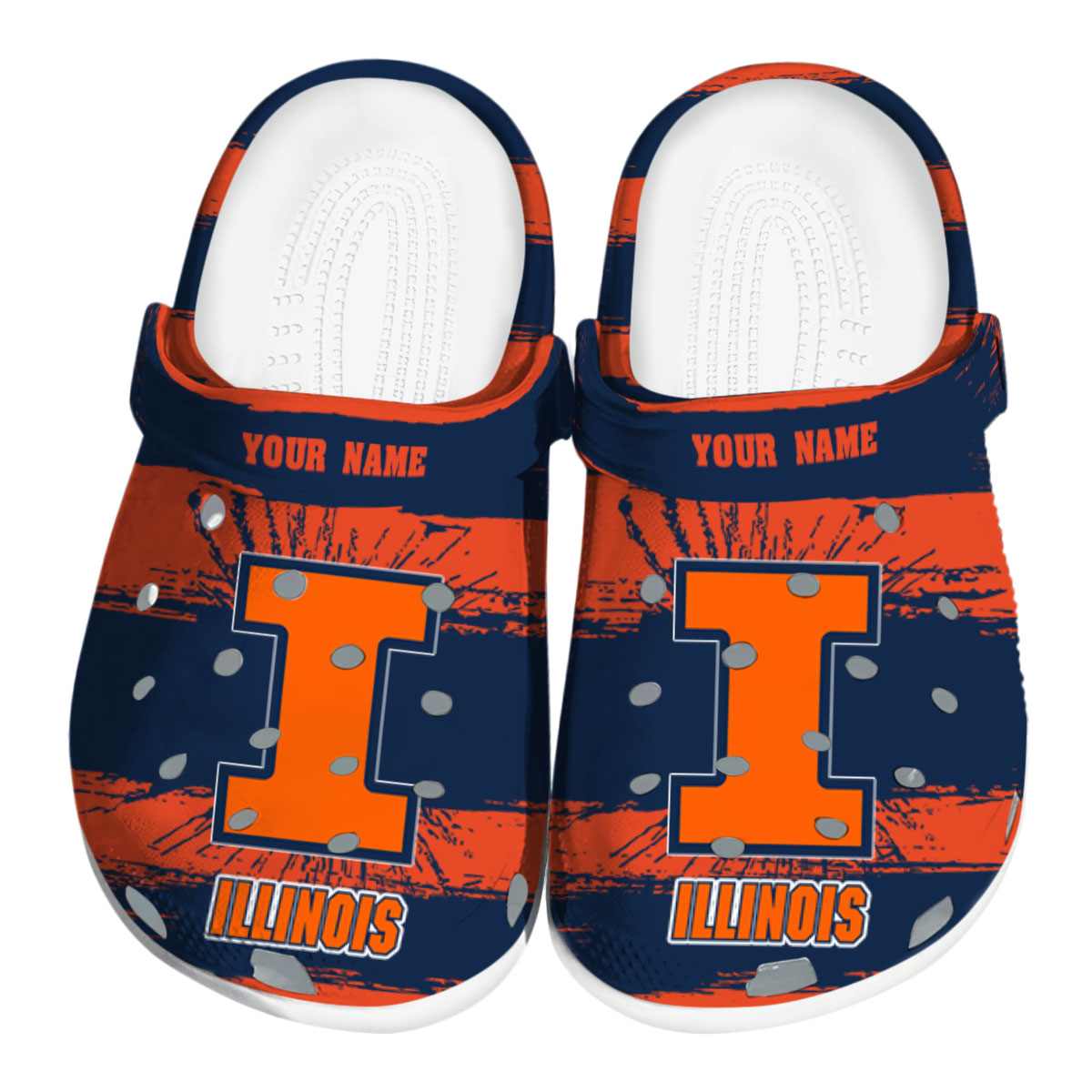 Illinois Fighting Illini 2025 NCAA Sport Crocs Clogs For Men Women and Kids - GNL1462398
