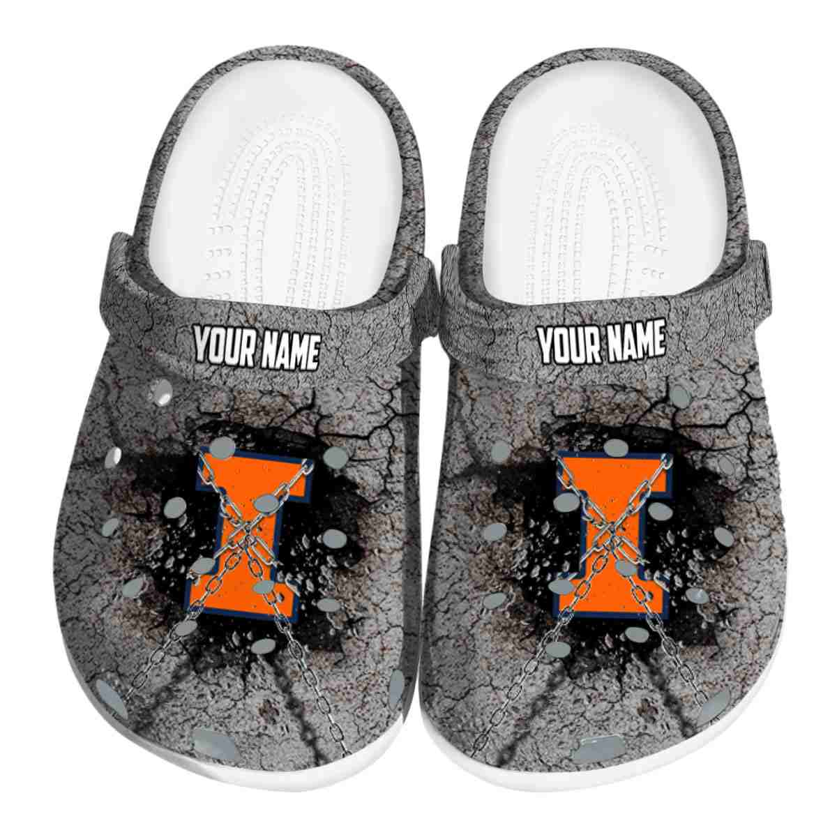 Illinois Fighting Illini 2025 NCAA Sport Crocs Clogs For Men Women and Kids - GNL1462389