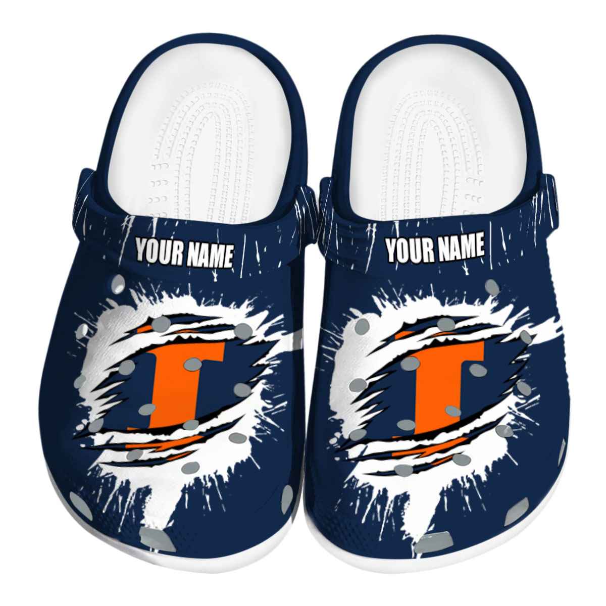 Illinois Fighting Illini 2025 NCAA Sport Crocs Clogs For Men Women and Kids - GNL1462416