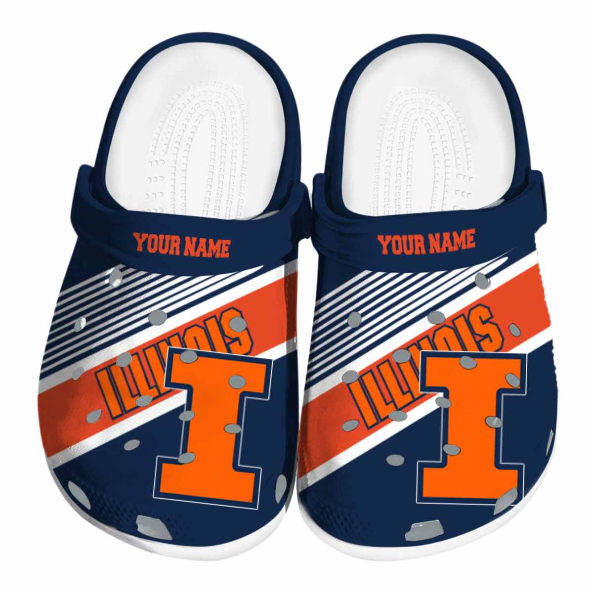 Illinois Fighting Illini 2025 NCAA Sport Crocs Clogs For Men Women and Kids - GNL1462392