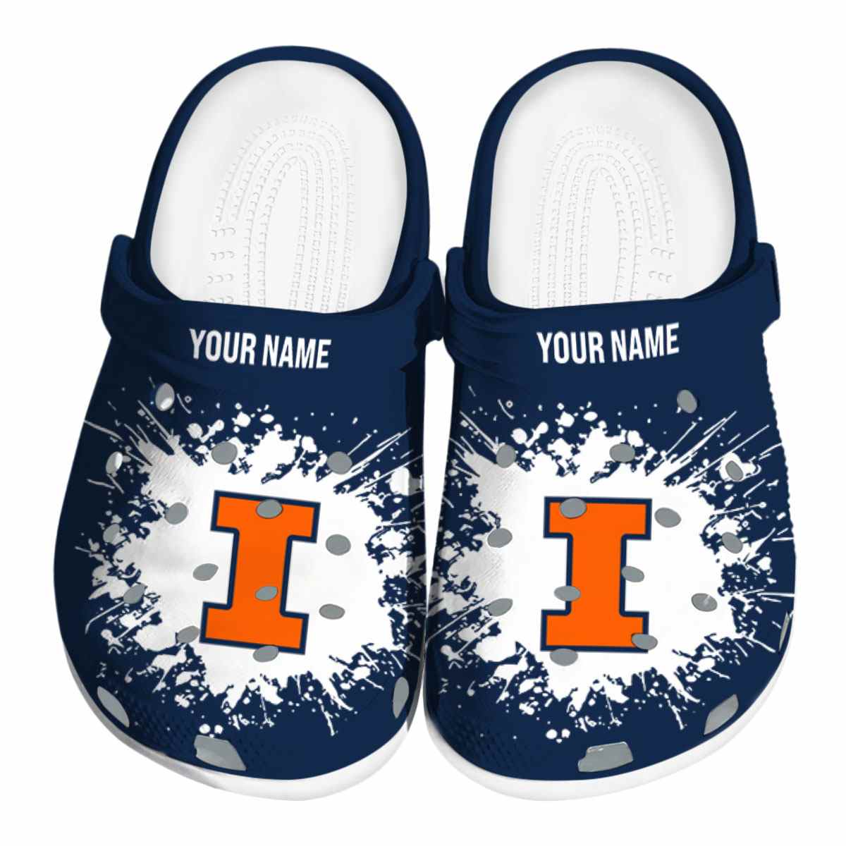 Illinois Fighting Illini 2025 NCAA Sport Crocs Clogs For Men Women and Kids - GNL1462406