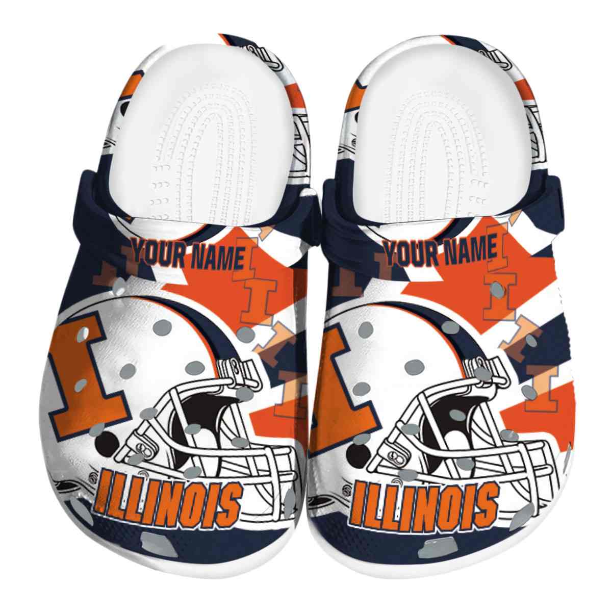 Illinois Fighting Illini 2025 NCAA Sport Crocs Clogs For Men Women and Kids - GNL1462412