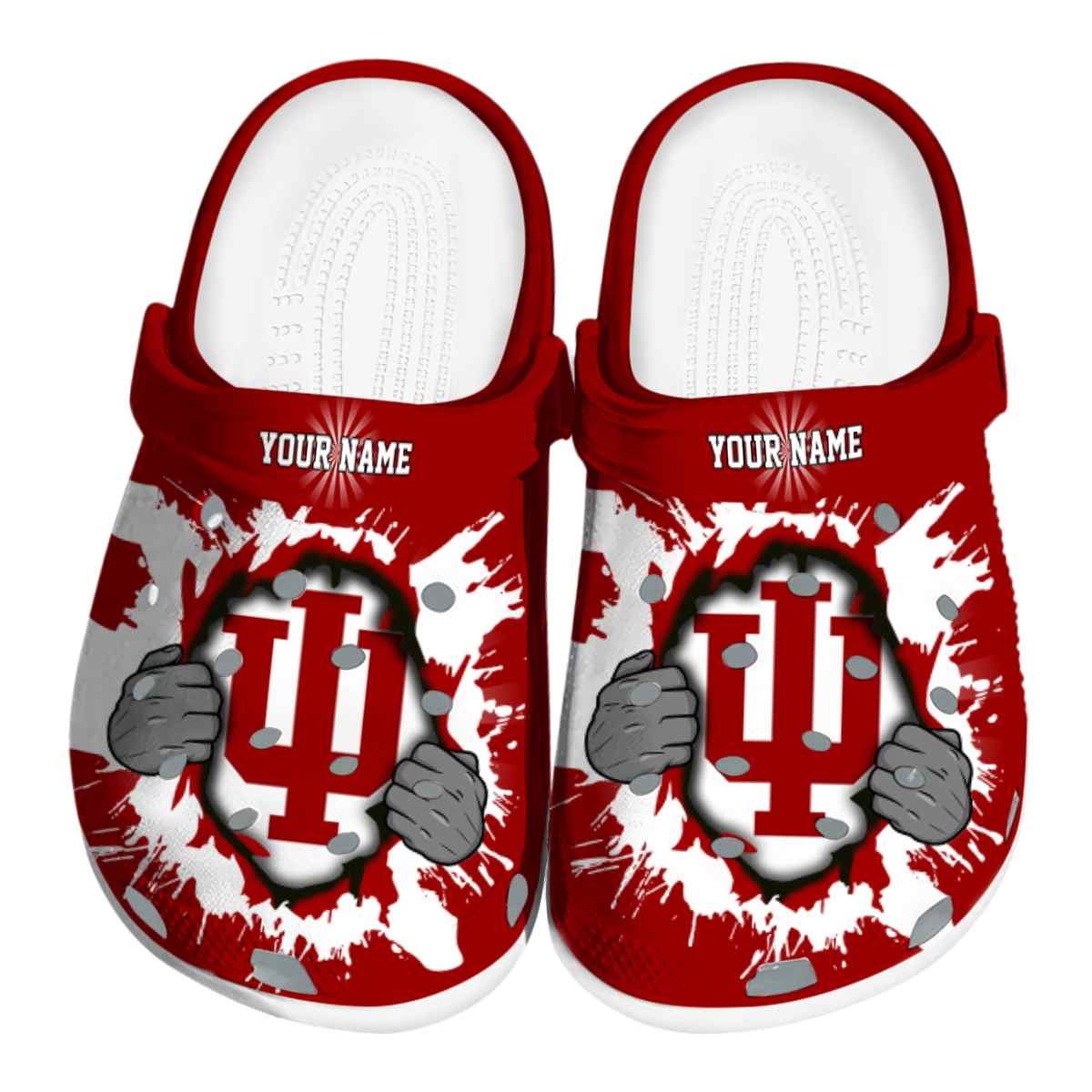 Indiana Hoosiers 2025 NCAA Sport Crocs Clogs For Men Women and Kids - GNL1462429