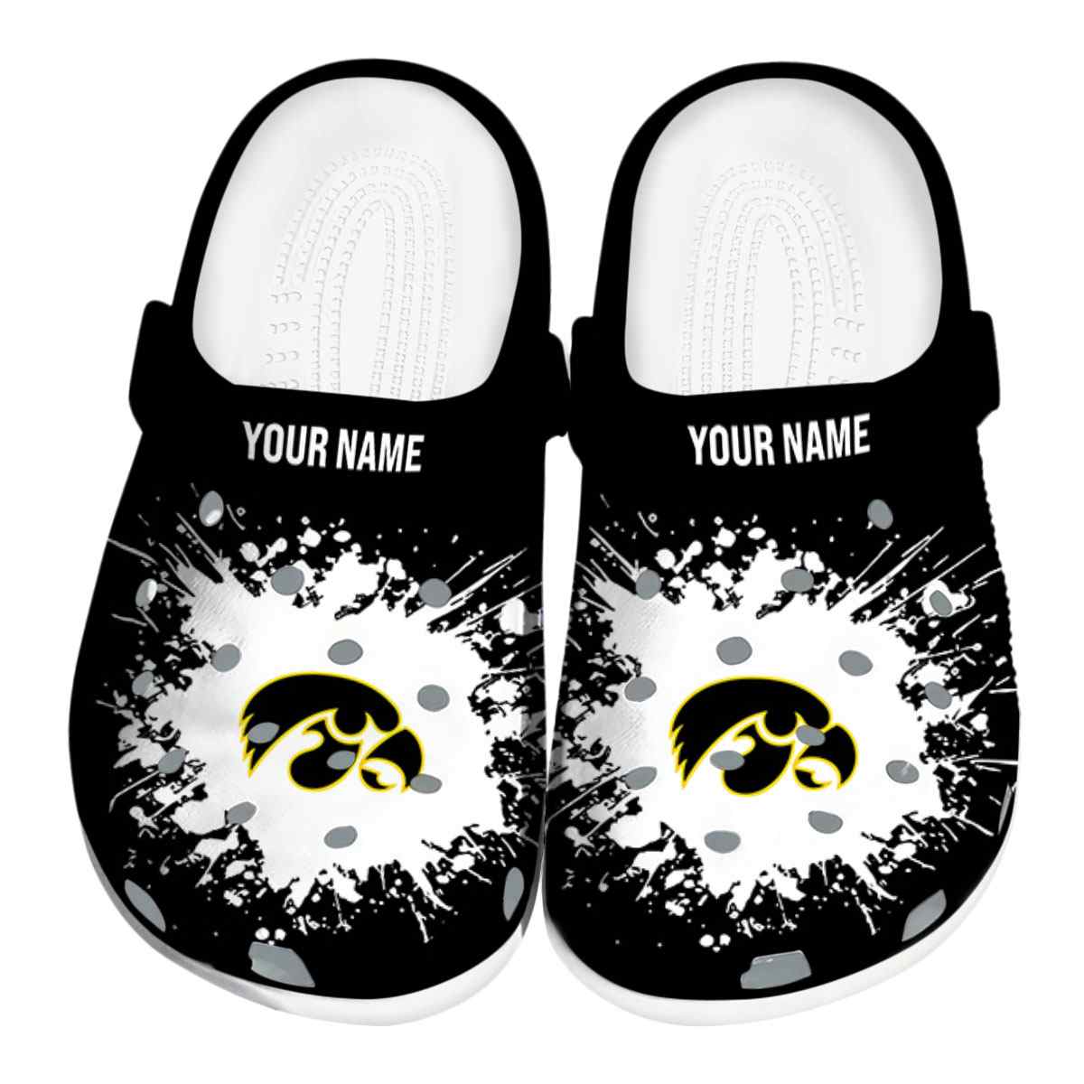 Iowa Hawkeyes 2025 NCAA Sport Crocs Clogs For Men Women and Kids - GNL1462435