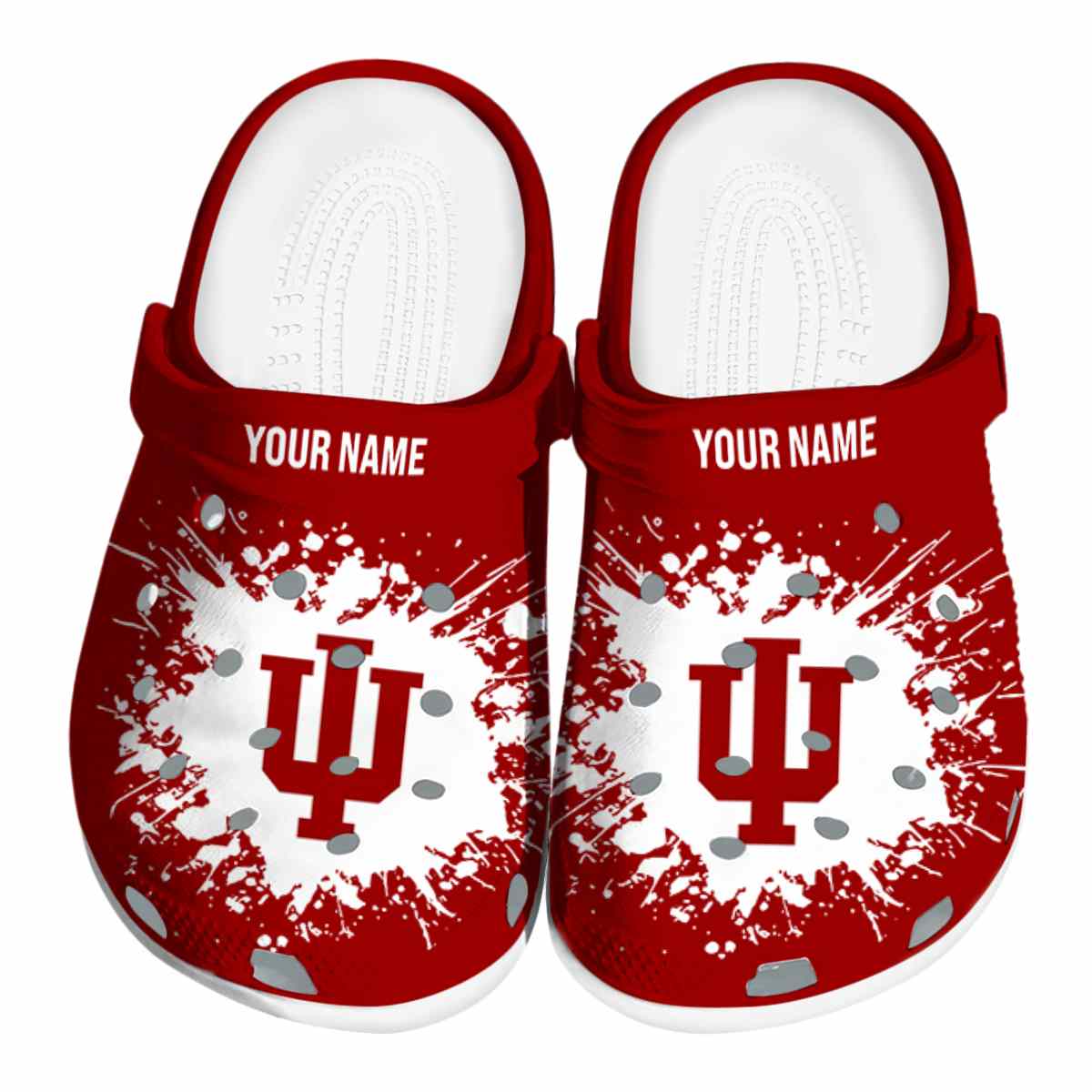 Indiana Hoosiers 2025 NCAA Sport Crocs Clogs For Men Women and Kids - GNL1462425
