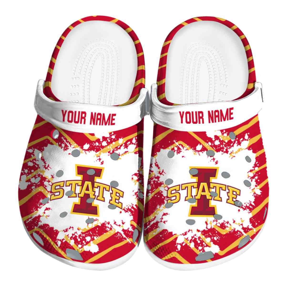 Iowa State Cyclones 2025 NCAA Sport Crocs Clogs For Men Women and Kids - GNL1462449